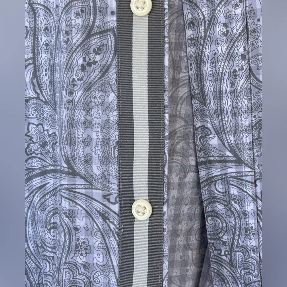 Banana Republic Men’s‎ Paisley Button Down Tailored Slim Fit Size XL